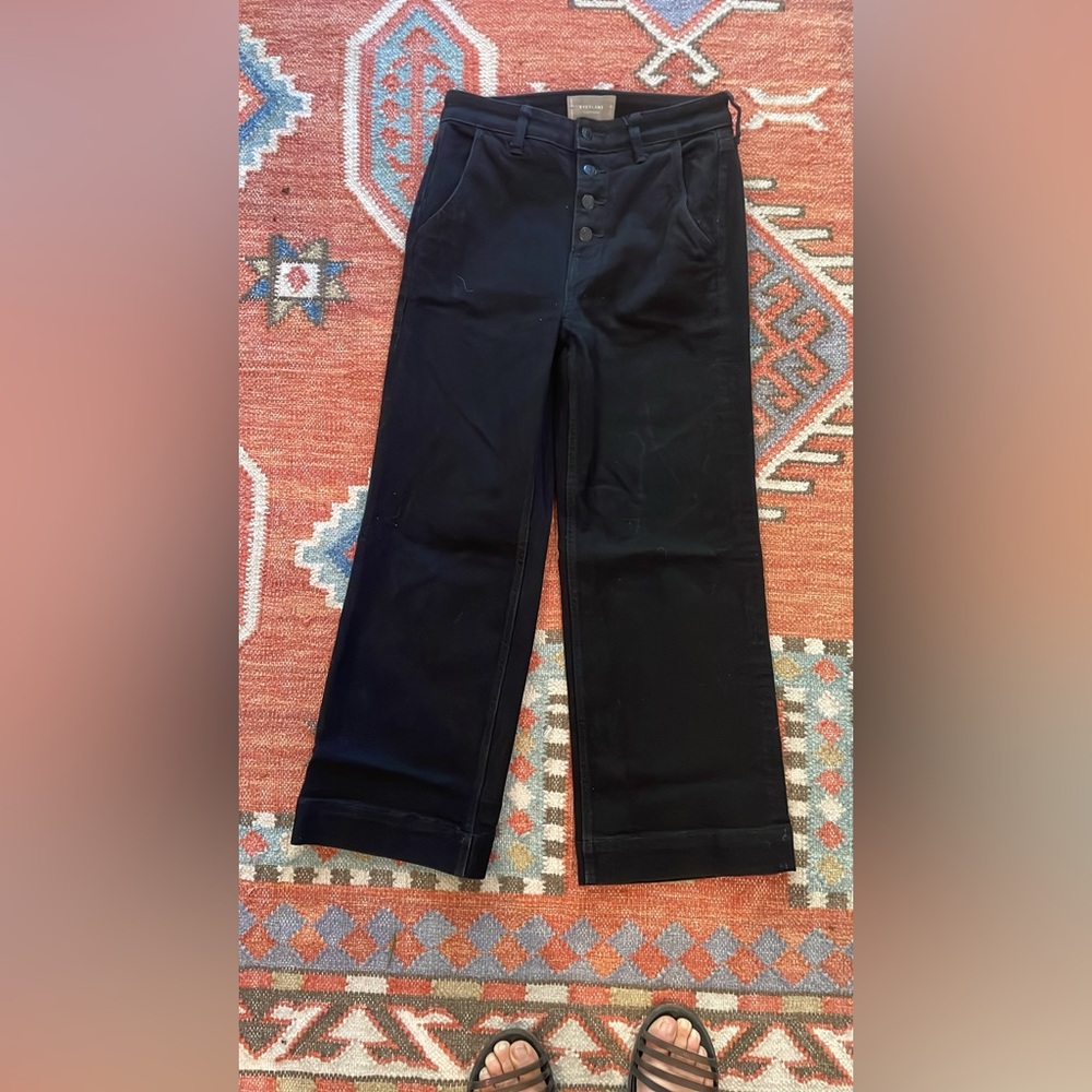 Everlane Black Flare & Wide Leg Jeans